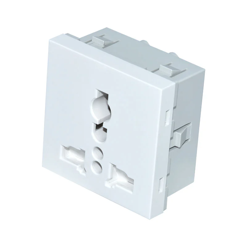 חליפת שקע אוניברסלי 3Pin Multi-function Socket עבור EU UK IT CN Plug